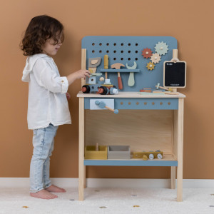 Etabli en bois "Bleu" (3 ans et +) Little Dutch
