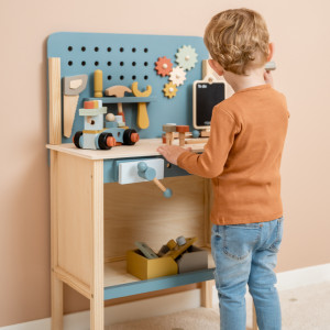 Etabli en bois "Bleu" (3 ans et +) Little Dutch
