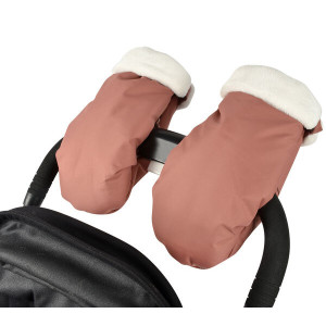 Moufles pour poussette "Terracotta"
