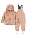 Ensemble imperméable (Veste + Salopette) Dakota "Papaye Tuscany"