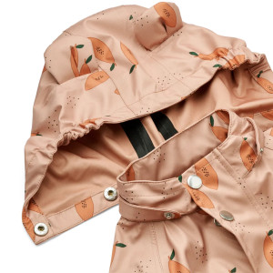 Ensemble Veste + Salopette enfant en PET recyclé Dakota "Papaye Tuscany" Liewood