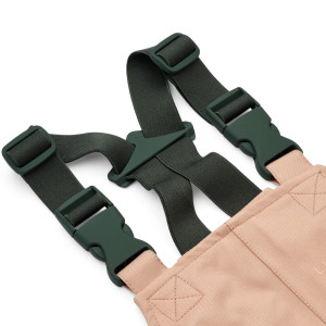 Ensemble Veste + Salopette enfant en PET recyclé Dakota "Papaye Tuscany" Liewood