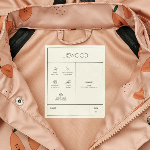 Ensemble Veste + Salopette enfant en PET recyclé Dakota "Papaye Tuscany" Liewood