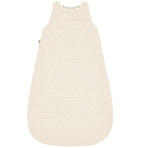 Turbulette hiver en double gaze de coton matelassée "Crème" (12-36 mois) Bebel