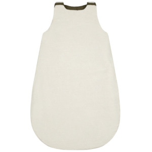 Turbulette hiver en double gaze de coton matelassée "Kaki" (12-36 mois) Bebel