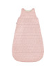Turbulette hiver en double gaze de coton matelassée "Vieux Rose" (12-36 mois)