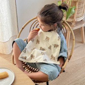 Bavoir à élastique en coton César "Tigre" (6-36 mois) Minilane