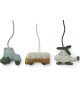 Jouets à suspendre pour portique en coton bio Grace "Vehicules"  (x3)