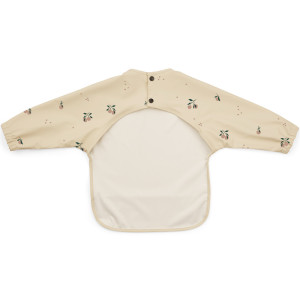 Bavoir manches longues imperméable (12-36 mois) en PET recyclé Merle "Pêches" Liewood