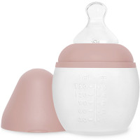 Biberon anti-colique en silicone BibRond (150ml) "Blush"