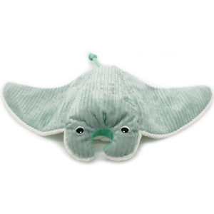 Peluche géante Ptipotos "La Raie Manta Vert Menthe" (67 cm) Déglingos