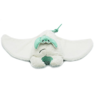 Peluche géante Ptipotos "La Raie Manta Vert Menthe" (67 cm) Déglingos