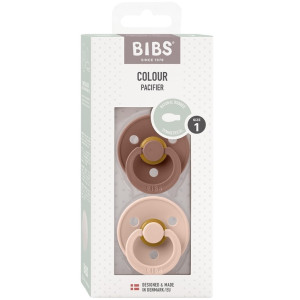 Tétines symétriques en caoutchouc naturel (0-6 mois) "Marmotte/ Rose Blush" (x2)