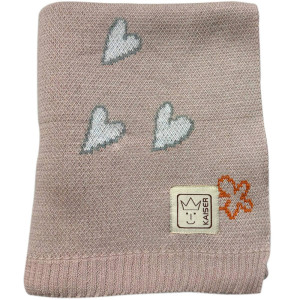 Couverture bébé en tricot coton bio "Licorne" (80x100 cm) Kaiser