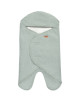 Couverture Babynomade en double polaire "Vert Sauge" (0-6 mois)