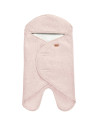 Couverture Babynomade en double polaire "Rose Poudré" (0-6 mois)