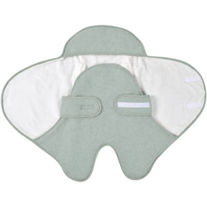 Couverture bébé Babynomade en double polaire "Vert Sauge" (0-6 mois) Red Castle