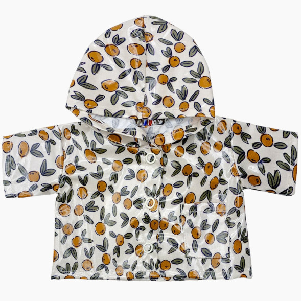 Imperméable Clotaire en coton enduit "Fleurs d’oranger" pour poupon Babies