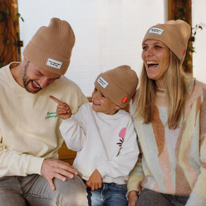 Bonnet en laine Pop "Champagne" (Maman) Hello Hossy