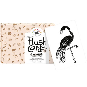 Cartes bébé noir & blanc Flash Cards "Safari" Mini Coco