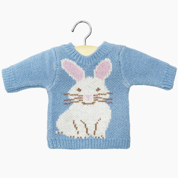 Pull en tricot "Rabbit" pour poupon Gordis