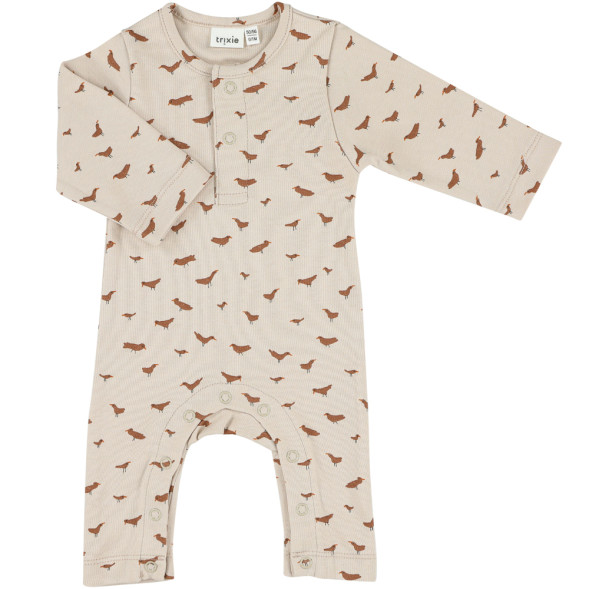 Pyjama bébé sans pieds en coton bio "Babbling Birds"