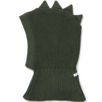 Cagoule en tricot coton bio Hanibal Dino "Vert Forêt"