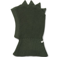 Cagoule en tricot coton bio Hanibal Dino "Vert Forêt" (5-7 ans)