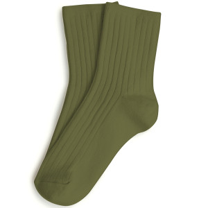 Chaussettes courtes enfant en coton Mini "Olive du Lubéron" Collégien