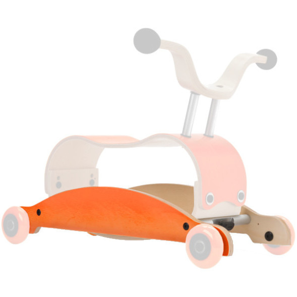 Base pour Mini-Flip 3 en 1 en bois "Orange" (9 mois-3 ans) Wishbone
