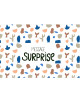 Carte Postale MESSAGE SURPRISE "Bleu"