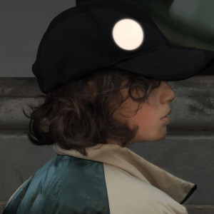Badge réfléchissant pour vélo "Blanc" Rainette