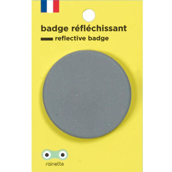 Badge réfléchissant "Gris" (4,5 cm)