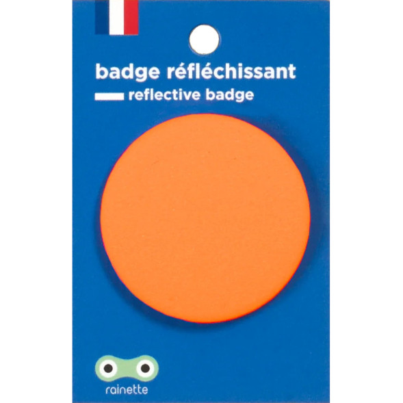 Badge réfléchissant "Orange" (4,5 cm)
