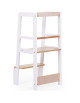 Tour d'apprentissage en bois "Blanc Naturel" (18 mois-4 ans)