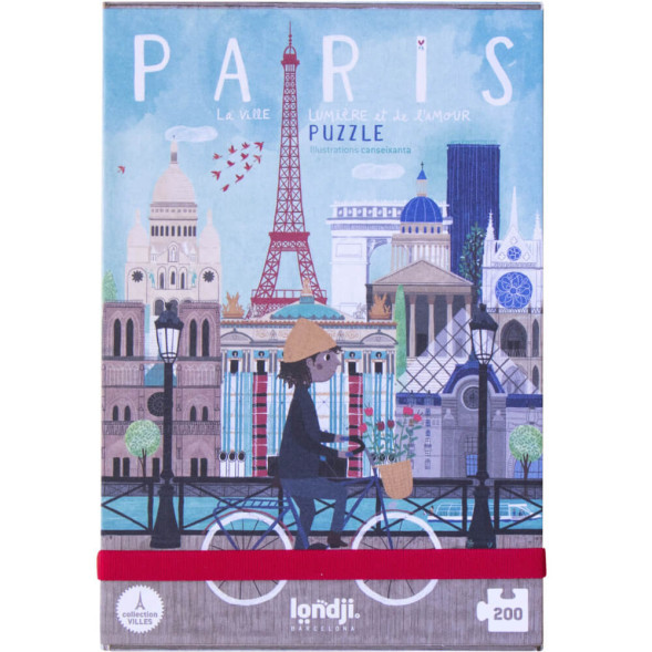 Puzzle enfant 200 pièces "Paris Skyline" (7 ans et +)
