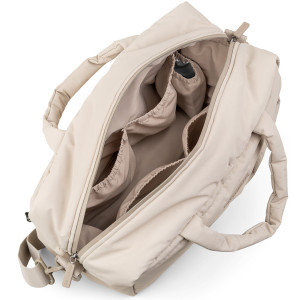 Sac à langer Matelassé en PET recyclé "Beige" Done by Deer