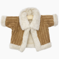 Gordis - Manteau bohème Swann en velours "Havane" pour Poupon Gordis