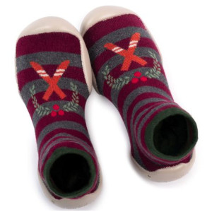 Chaussons Chaussettes à semelle souple "Skis" Collégien