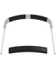 Ensemble simili-cuir pour guidon et poignée Bugaboo Cameleon3 & Cameleon3 Plus "Noir"