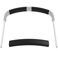Ensemble simili-cuir pour guidon et poignée Bugaboo Cameleon3 & Cameleon3 Plus "Noir"