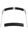 Ensemble simili-cuir pour guidon et poignée Bugaboo Cameleon3 & Cameleon3 Plus "Noir"