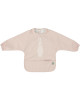 Bavoir tablier bébé imperméable à poche (6-18 mois) en PET recyclé "Mrs Lapin"