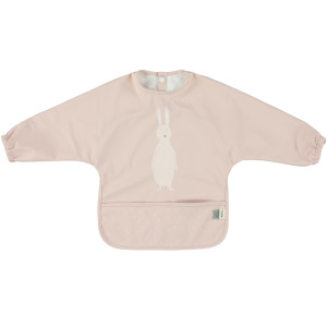Bavoir tablier bébé imperméable à poche (6-18 mois) en PET recyclé "Mrs Lapin" Trixie