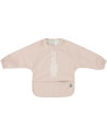 Bavoir tablier bébé imperméable à poche (6-18 mois) en PET recyclé "Mrs Lapin"