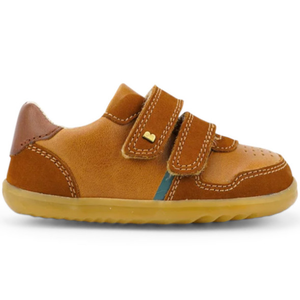 Chaussures en cuir Step Up Quickdry "Riley" Caramel & Toffee