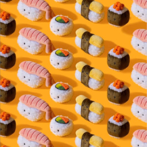 Peluche Sassy Sushi Uramaki (5 cm) Jellycat