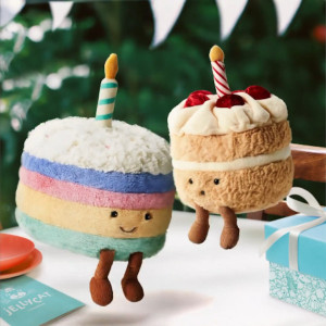 Peluche Amuseable Gâteau d'Anniversaire (12 cm) Jellycat