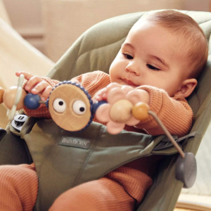 Transat bébé évolutif Balance Bliss Pétale "Vert Foncé" Babybjörn