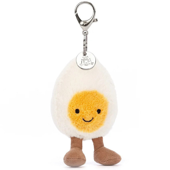 Porte-Clé en peluche Charm Amuseable Happy Boild Egg